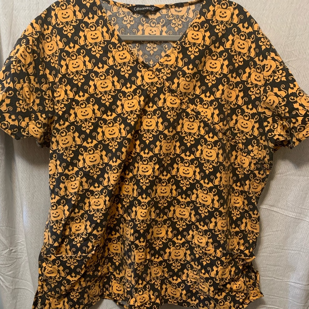 Halloween Scrub Tops (2)